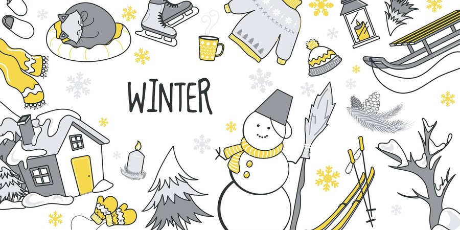 Winter picture pattern