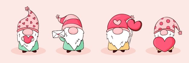 Valentines gnomes