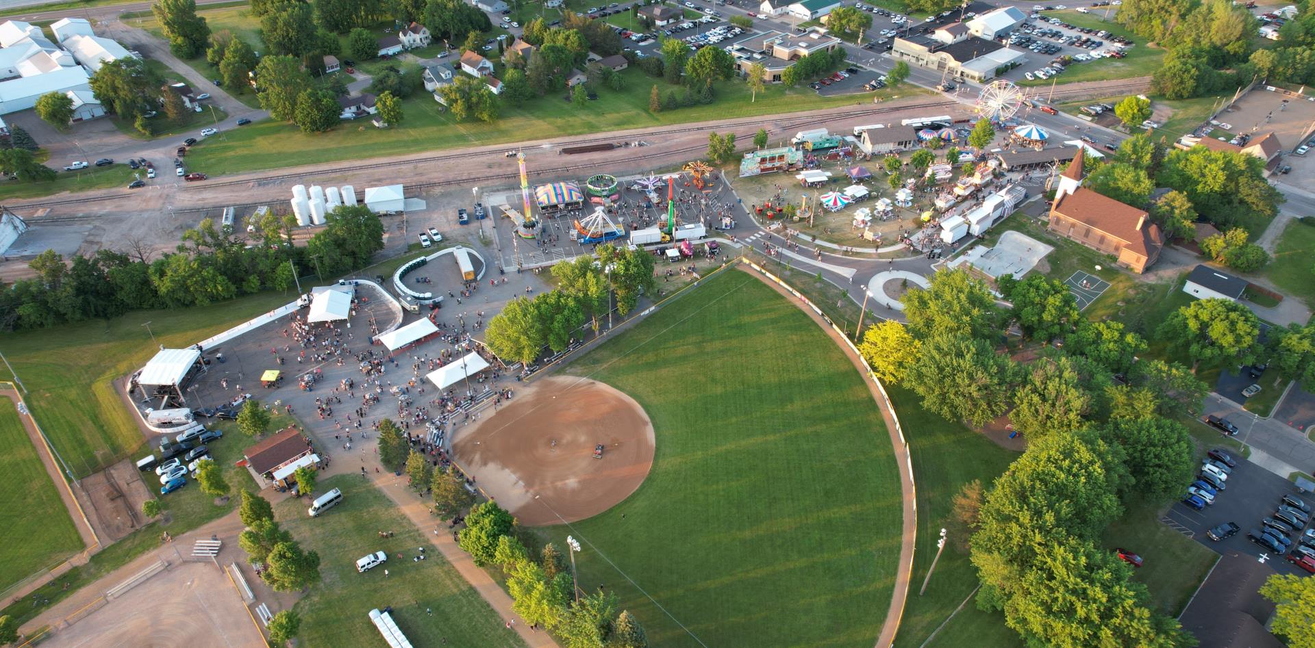 2022 Sky view of Albertville Friendly City Days