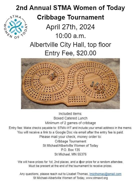 2024 Women of Today - Cribbage Tournament