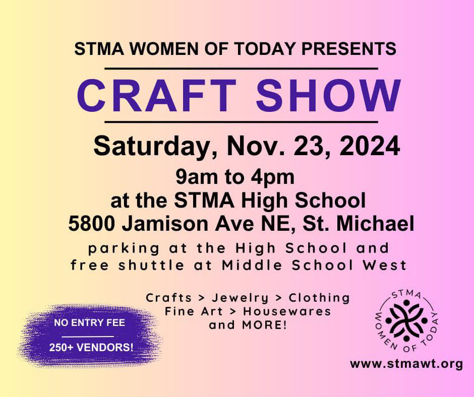 2024 Craft Sale - Women of Today - Flyer