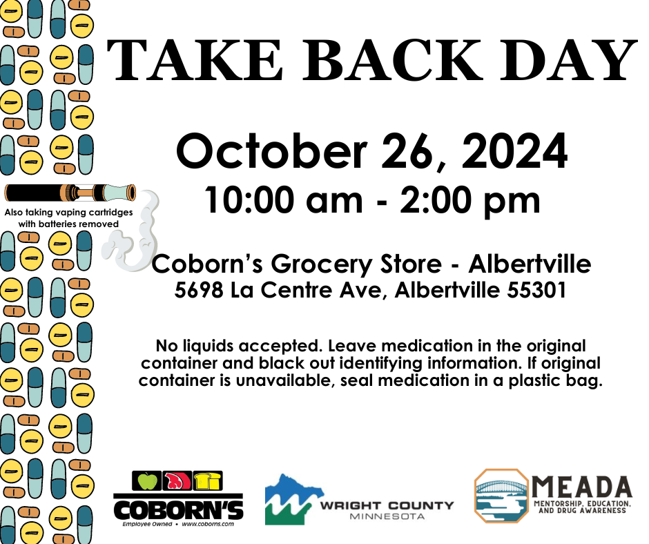 2024 Albertville Take Back with vape - flyer