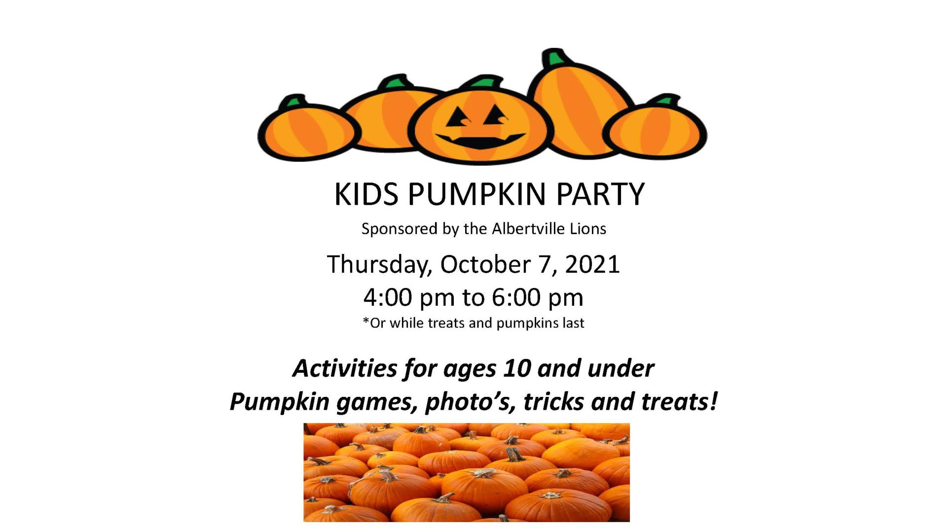 2021 Pumpkin Party - Image